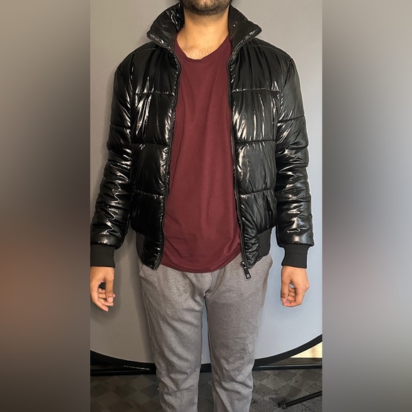 Zara black stylish puffy jacket - Picture 2 of 5